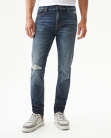 Men's Rider Dark Wash Super Slim Fit Jeans in Cotton Stretch Blend, Expedition 339G036 - 1