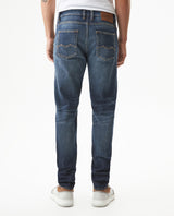 Men's Rider Dark Wash Super Slim Fit Jeans in Cotton Stretch Blend, Expedition 339G036 - 5