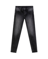 Men's Rider Skinny Fit Gray Wash Jeans in Cotton-Polyester-Viscose Stretch Blend, Journey 339G037 - 2