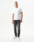 Men's Rider Skinny Fit Gray Wash Jeans in Cotton-Polyester-Viscose Stretch Blend, Journey 339G037 - 3