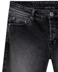 Men's Rider Skinny Fit Gray Wash Jeans in Cotton-Polyester-Viscose Stretch Blend, Journey 339G037 - 7