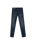 Men's Rider Skinny Fit Dark Wash Jeans in Recycled Cotton Blend, Captain 339G041 - 2
