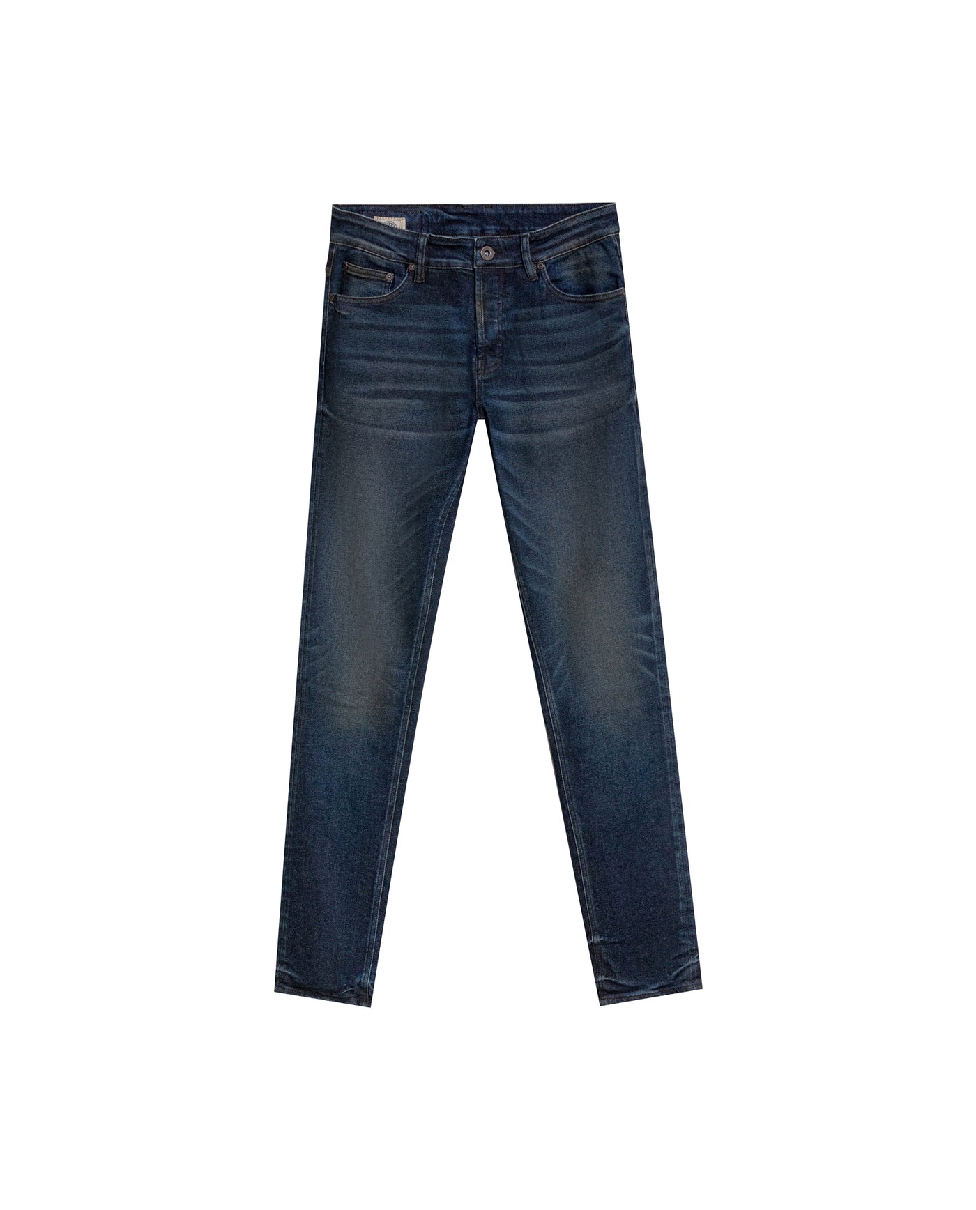 Men's Rider Skinny Fit Dark Wash Jeans in Recycled Cotton Blend, Captain 339G041 - 2