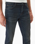 Men's Rider Skinny Fit Dark Wash Jeans in Recycled Cotton Blend, Captain 339G041 - 4