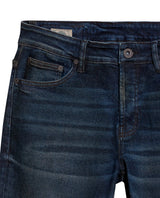 Men's Rider Skinny Fit Dark Wash Jeans in Recycled Cotton Blend, Captain 339G041 - 7
