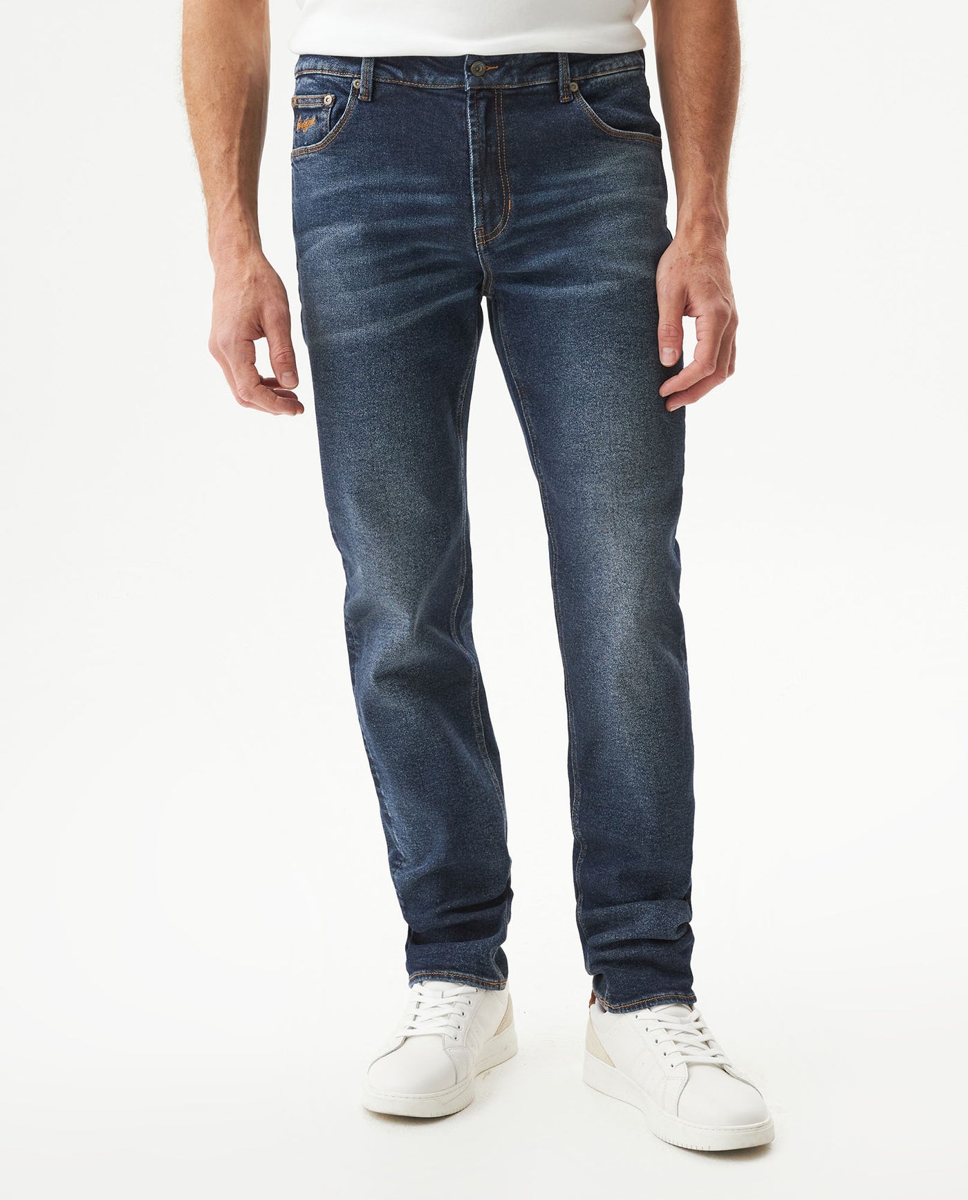 Men's Jeans, Morrison Straight Fit - Blue 339G048 - 1