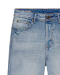 Men's Rider Super Slim Fit Light Wash Jeans in Cotton, Coastline 339G050 - 6