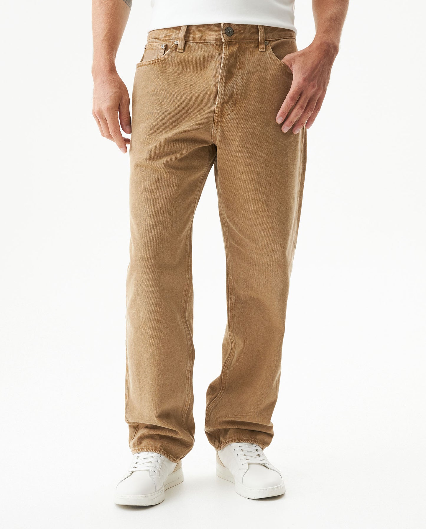 Men's Jeans Maverick Relaxed Fit - Khaki - 2