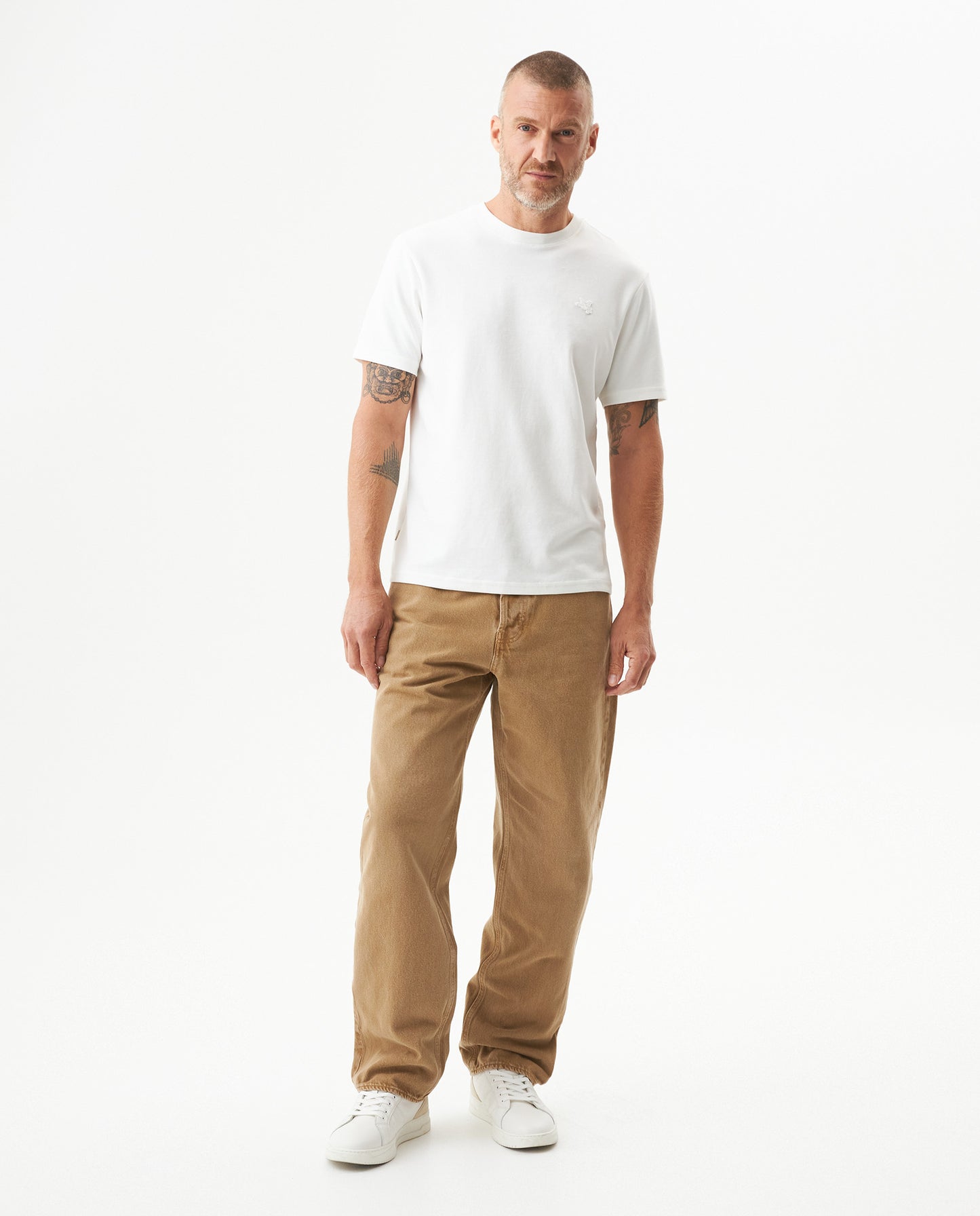 Men's Jeans Maverick Relaxed Fit - Khaki - 3
