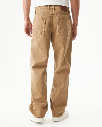 Men's Jeans Maverick Relaxed Fit - Khaki - 5