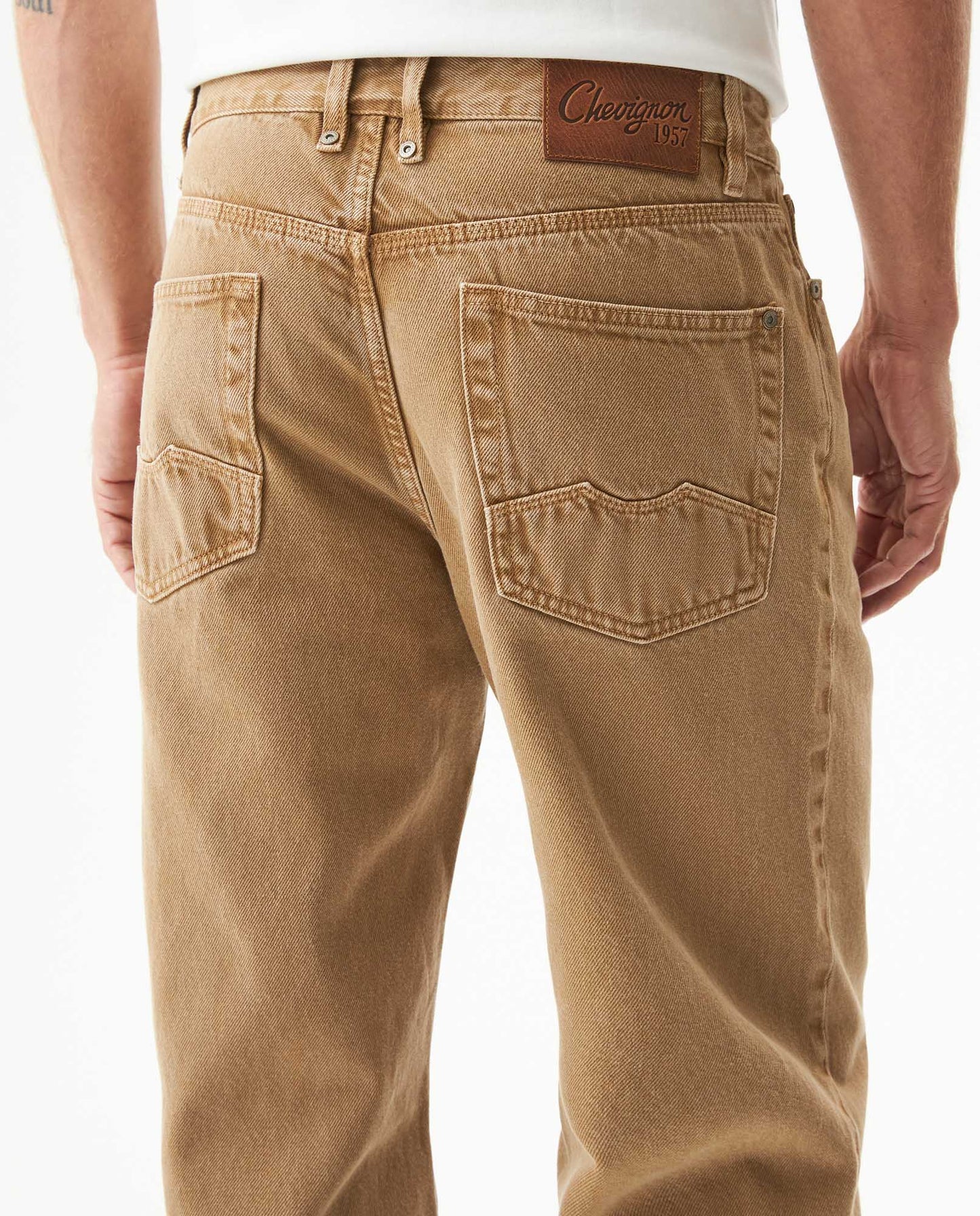 Men's Jeans Maverick Relaxed Fit - Khaki - 6