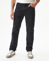 Men's Morrison Straight Dark Wash Jeans in Recycled Cotton Blend Festive 63_339G053_AZU194052_3