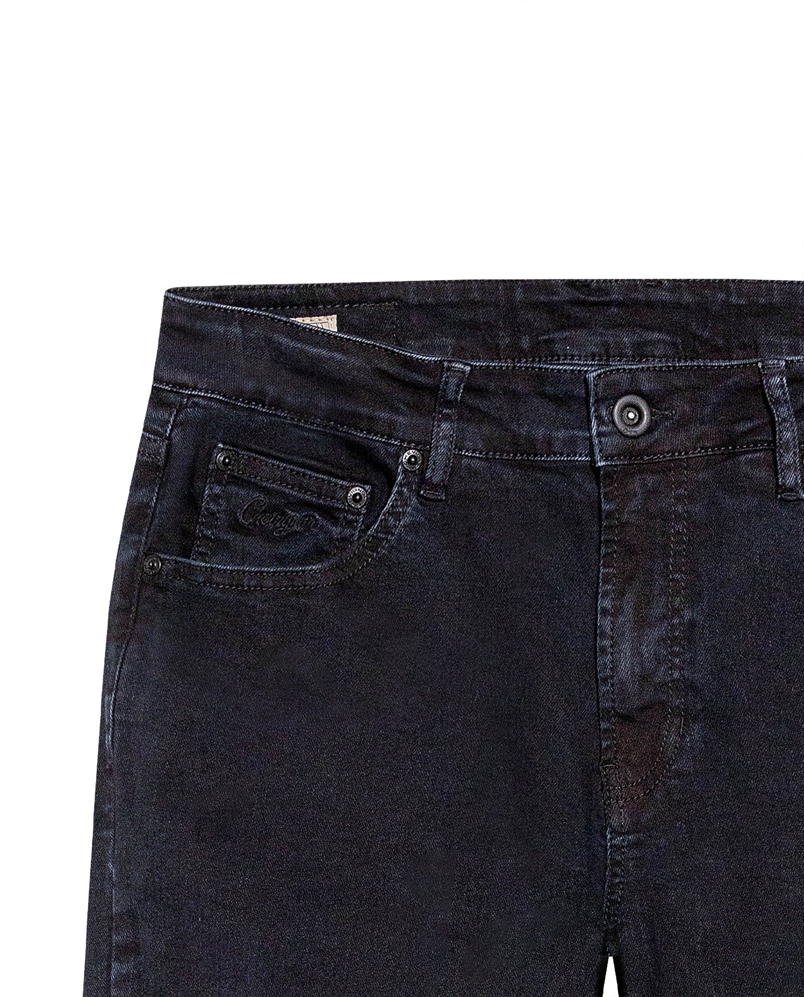 Men's Morrison Straight Dark Wash Jeans in Recycled Cotton Blend Festive 63_339G053_AZU194052_8