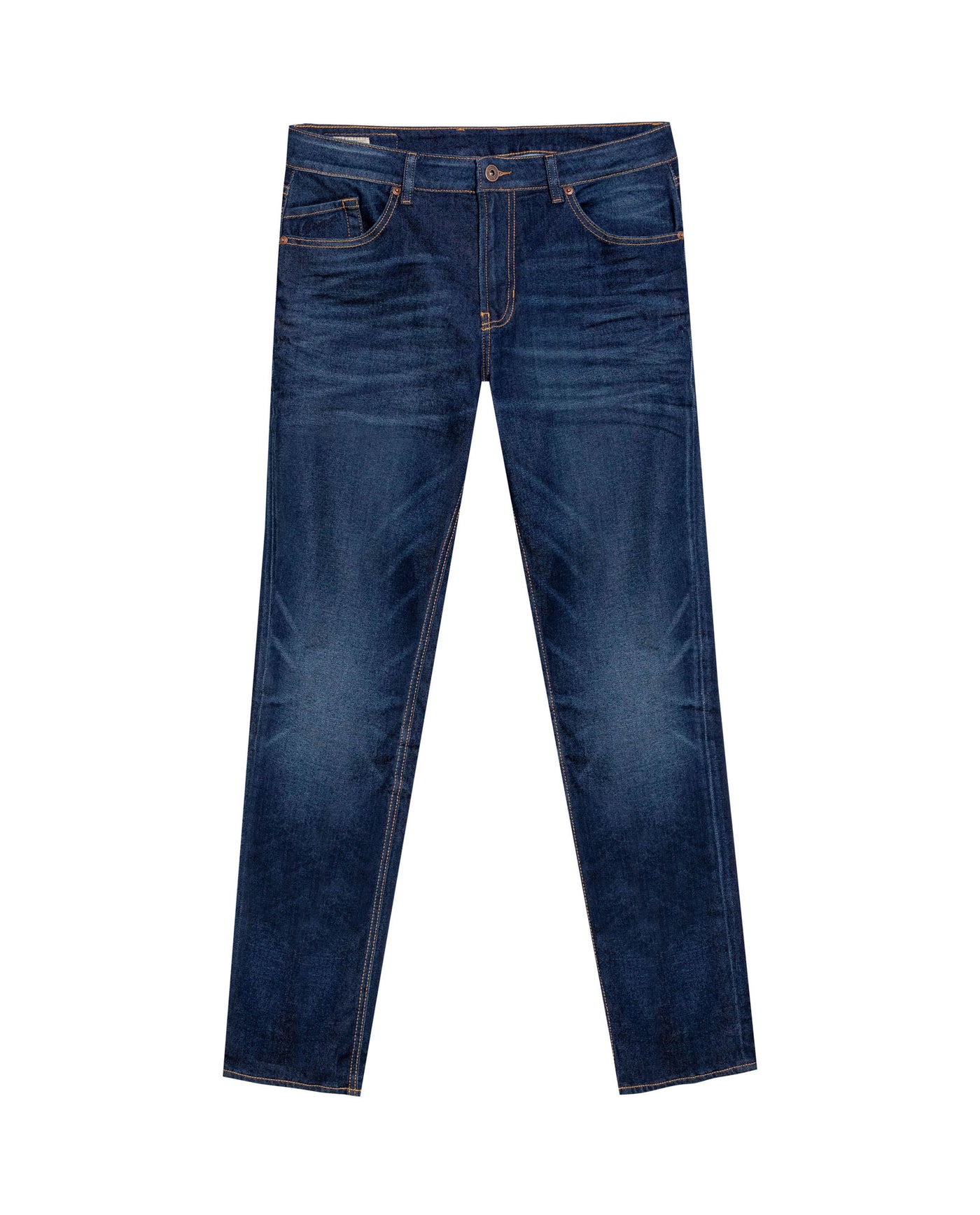 Men's Morrison Straight Ultra Dark Wash Jeans in Cotton-Polyester Blend, Lighthouse - 1