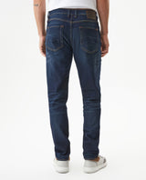 Men's Morrison Straight Ultra Dark Wash Jeans in Cotton-Polyester Blend, Lighthouse - 5