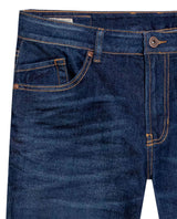 Men's Morrison Straight Ultra Dark Wash Jeans in Cotton-Polyester Blend, Lighthouse - 7
