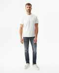 Men's Rider Dark Wash Super Slim Jeans in Cotton-Polyester Blend, Celebration - 3