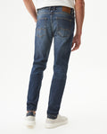 Men's Rider Dark Wash Super Slim Jeans in Cotton-Polyester Blend, Celebration - 5