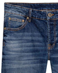 Men's Rider Dark Wash Super Slim Jeans in Cotton-Polyester Blend, Celebration - 7