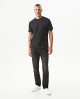 Men's Morrison Straight Black Wash Jeans in Cotton-Polyester Blend, Coordinates - 3