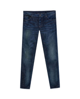 Men's Rider 5-Pocket Ultra Dark Skinny Fit Jeans in Cotton-Polyester Blend, Gala - 1