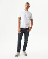 Men's Rider 5-Pocket Ultra Dark Skinny Fit Jeans in Cotton-Polyester Blend, Gala - 3