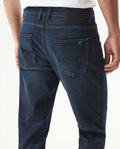 Men's Rider 5-Pocket Ultra Dark Skinny Fit Jeans in Cotton-Polyester Blend, Gala - 6