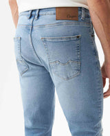 Men's Rider 5-Pocket Medium Wash Skinny Fit Jeans in Recycled Cotton Blend, Waypoint - 6