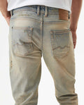 Men's Rider Super Slim Light Wash Jeans in Cotton-Polyester Blend, Boatyard 339G452 - 6