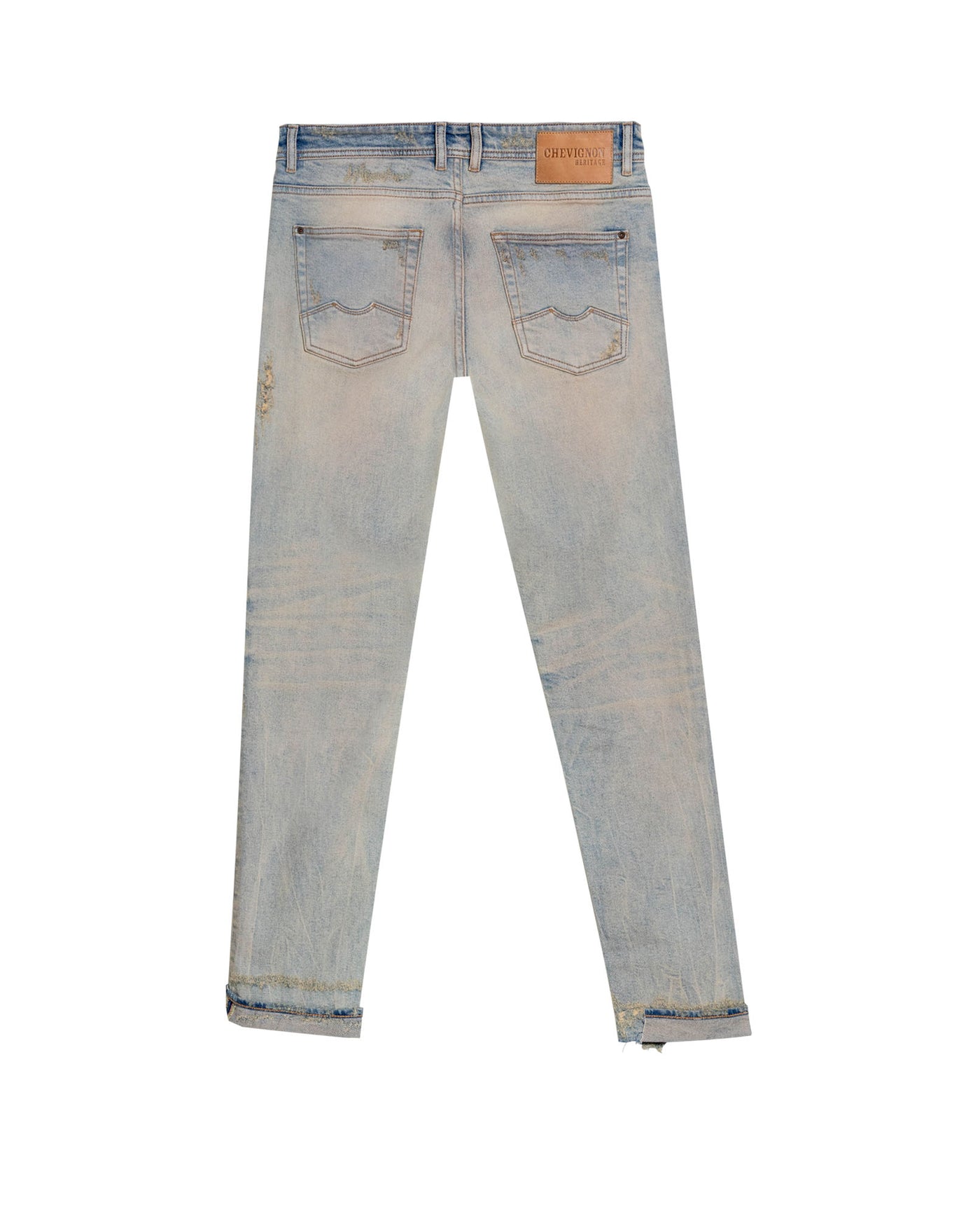 Men's Rider Super Slim Light Wash Jeans in Cotton-Polyester Blend, Boatyard 339G452 - 7