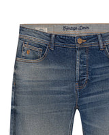 Men's Rider Medium Wash Super Slim Jeans in Cotton-Polyester Blend, Mariner - 7
