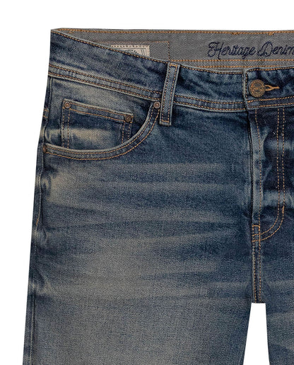 Men's Skinny Rider Jeans - Blue - 5