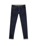 Men's Skinny Rider Ultra Dark Jeans in Cotton, Jetty 339G456 - 2
