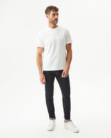 Men's Skinny Rider Ultra Dark Jeans in Cotton, Jetty 339G456 - 3