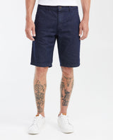 Men's Straight Fit Denim Bermuda Shorts in Dark Wash Non-Stretch Cotton 352G000 - 1