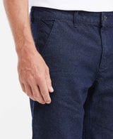 Men's Straight Fit Denim Bermuda Shorts in Dark Wash Non-Stretch Cotton 352G000 - 3