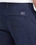 Men's Straight Fit Denim Bermuda Shorts in Dark Wash Non-Stretch Cotton 352G000 - 5