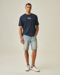 Men´s Denim Straight Shorts - Blue 63_352H000_AZU154020_3