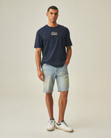 Men´s Denim Straight Shorts - Blue 63_352H000_AZU154020_3