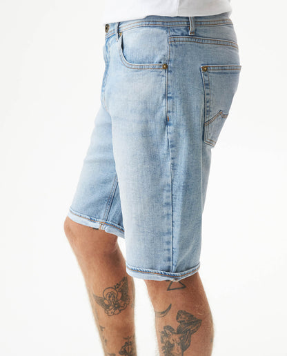 Men's Denim Shorts - Blue - 4