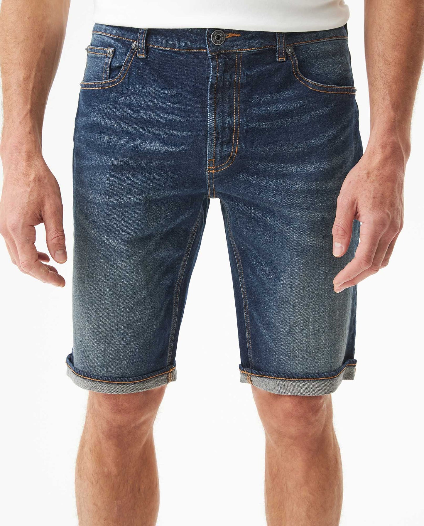 Men's Denim Shorts - Blue - 2