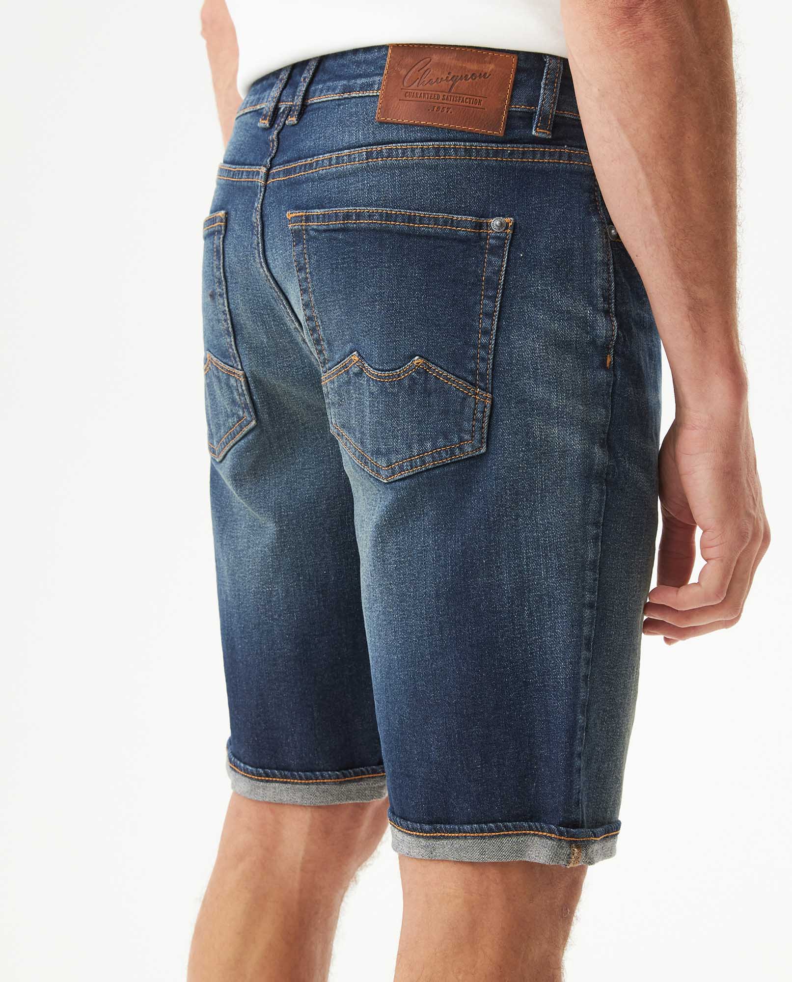 Men's Denim Shorts - Blue - 6