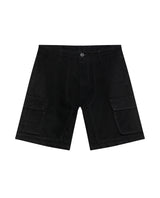 Men's Bermuda Shorts, Denim, Cargo Style - Black 359G004 - 3