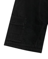 Men's Bermuda Shorts, Denim, Cargo Style - Black 359G004 - 6