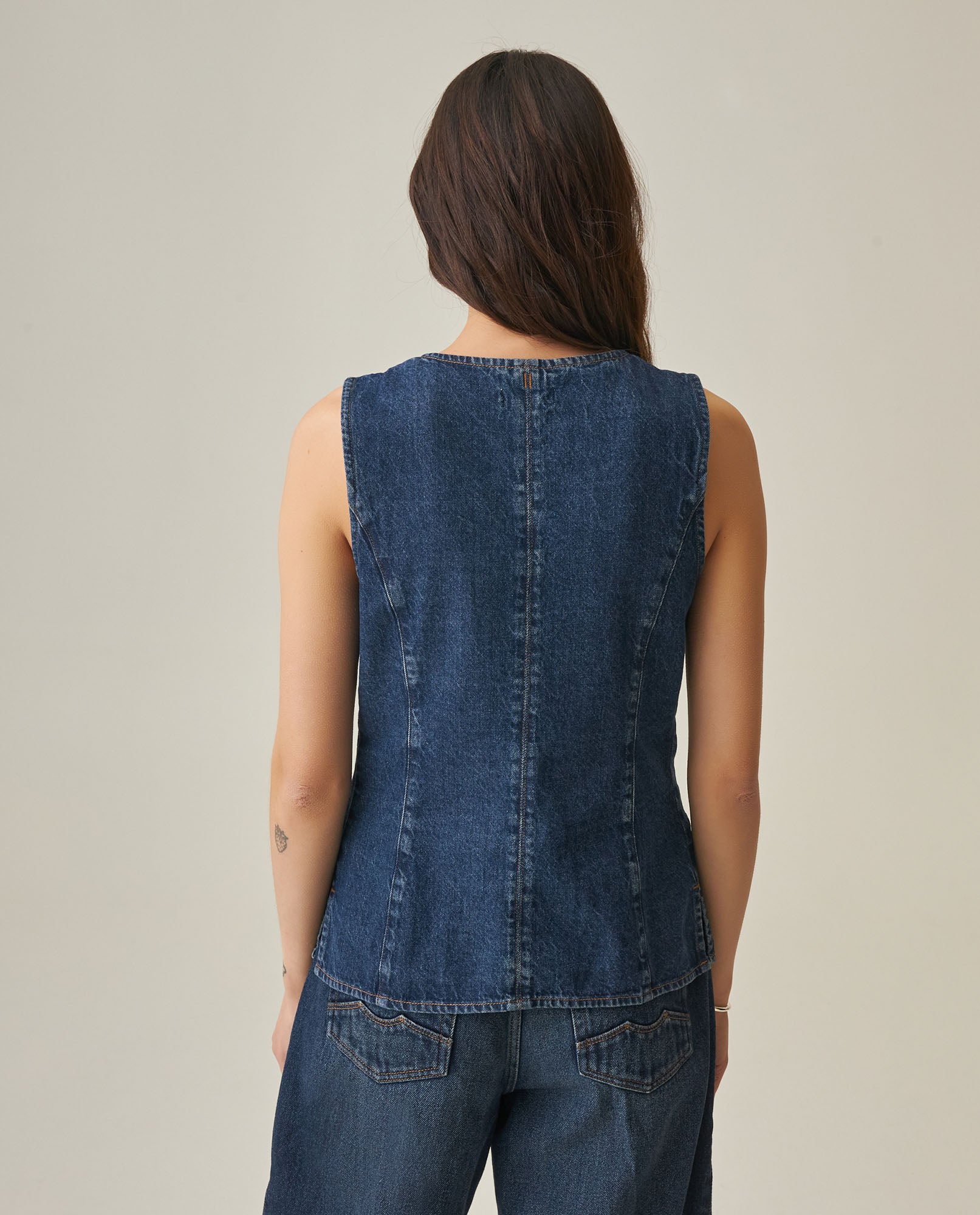 Women´s Denim Vest - Blue 63_412H001_AZU194052_6