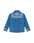 Women´s Western Shirt Jacket - Blue 63_414G500_AZU174021_5