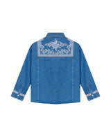 Women´s Western Shirt Jacket - Blue 63_414G500_AZU174021_5