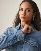 Women´s Cropped Denim Shirt - Blue 63_419H001_AZU154020_5