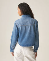 Women´s Cropped Denim Shirt - Blue 63_419H001_AZU154020_6