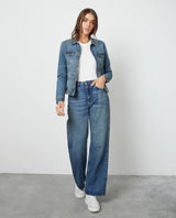 Chaqueta de Mujer: Algodón Confort - Blue 63_420E001_A02481_0